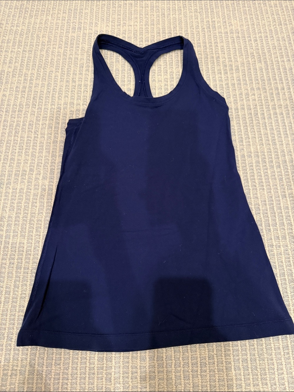 lululemon athletica Navy Racerback Tank - Clean Athletic Cut
